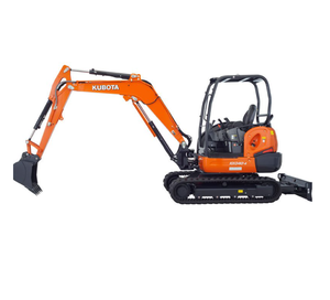 Prix de gros Mini-excavatrice Kubota KX040-4 de 4 tonnes, machine de terrassement hydraulique sur chenilles avec lame angulaire pour l'aménagement paysager - Product Image 1