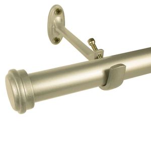 Professional <b>Curtain</b> Rod with Bracket Metal Silver for Home Decor Window <b>Curtain</b> Rod Accessories Room Bathroom Living Room Hotel - Product Image 3