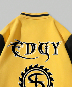 Varsity vestes hommes femmes personnalisé logo broderie léger laine corps en cuir manches bomber veste 2025 - Product Image 4