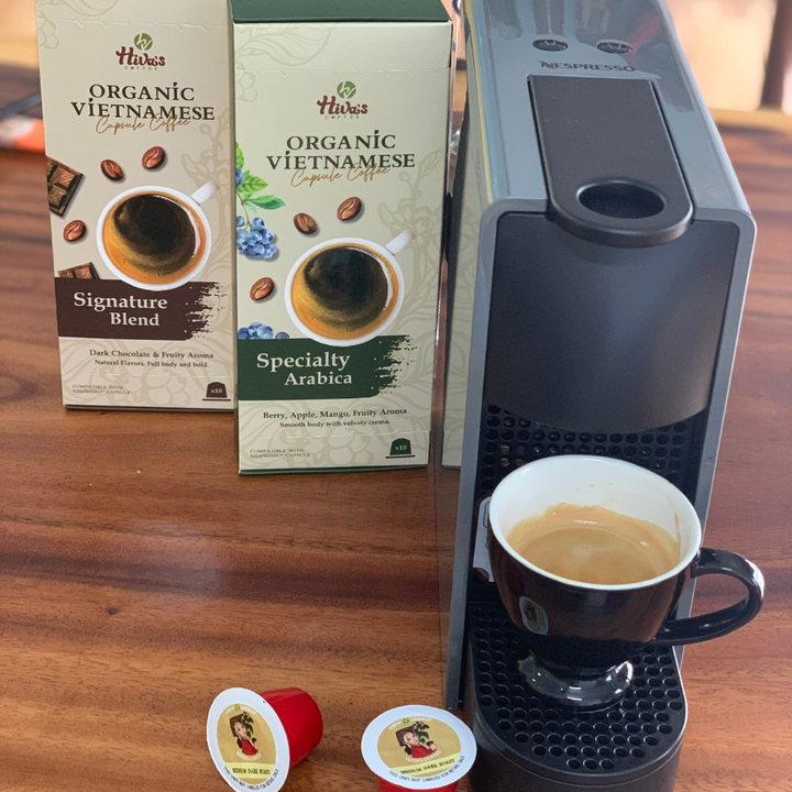 Vietnamese Coffee Wholesale Price at Factory Capsule Compatiple Nespresso Coffee SPECIALTY ARABICA OEM 5.8g Ready to Export