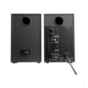 Coppia Casse Monitor STUDIO MR4 42W Haut-parleurs professionnels en plastique avec amplificateur intégré et connectivité USB en noir - Product Image 3
