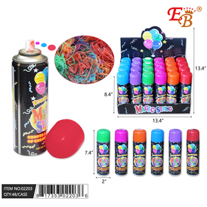 สายรุ้งคอนเฟตติสำหรับงานปาร์ตี้ 85 กรัม/3 ออนซ์ 48 ชิ้น 2DIS(24)/CS แพ็ค 48 ชิ้น สำหรับตกแต่งงานเฉลิมฉลอง - Product Image 1