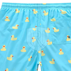 Short de bain High Street New Style pour hommes Offre Spéciale motif solide de couleur personnalisée - Product Image 3