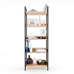 Estante Decorativo VEGA de 5 Niveles, 60x32x161cm, Madera con Estructura de Hierro, Tipo Soporte, para Sala de Estar KS68077 - Product Image 3
