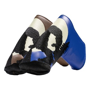 Cubierta para cabeza de palo de golf para hombre, estilo clásico con carcasa interior de cuero PU de felpa suave y diseño de estilo de calcetín elástico largo - Product Image 6