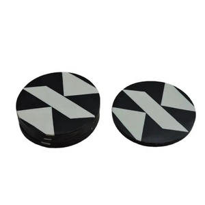 Posavasos de resina de diseño atractivo, posavasos de forma redonda de cristal para el uso del servicio de té y café en el hogar y el Hotel - Product Image 4