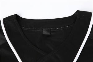 Camiseta de béisbol de poliéster 100% al por mayor para hombre, uniforme de entrenamiento de secado rápido personalizado, camiseta de béisbol de malla bordada para hombre - Product Image 2