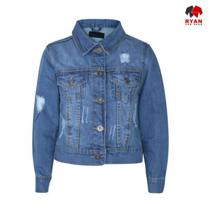 Vestes en jean personnalisées Ryan Pro Gear pour femmes, vêtements décontractés, tissu respirant avec logo personnalisé - Product Image 1