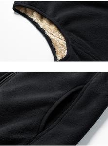 Custom Reversible Windproof <b>Men's</b> Waistcoat Breathable Polyester <b>Fleece</b> <b>Vest</b> Lightweight Winter Outer Wear - Product Image 3