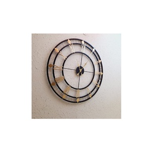 <b>Metal</b> Wall <b>Clock</b> for Living Room, Bedroom, Office, Kitchen, Home and Hall - Product Image 2