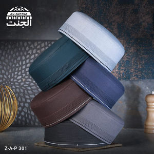 2025ใหม่ผู้ชายอิสลามหมวกแก็ปลายหัวกะโหลกผ้าเย็บหมวกมุสลิมแบบดั้งเดิม kufi ผ้านุ่มสบาย - Product Image 2