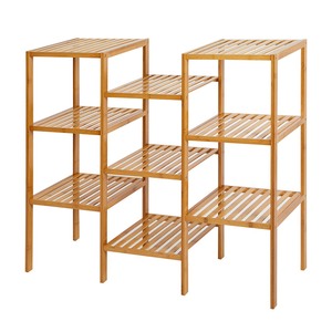 Estante Decorativo de Bambú BFKS019, 96x33x90cm, Tipo Vertical para Sala de Estar - Product Image 2