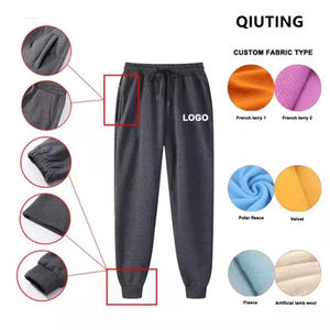 กางเกงวอร์มผ้าคอตตอนปักลายสำหรับผู้ชายกางเกงวิ่งจ็อกเกอร์ไซส์พิเศษโลโก้ออกแบบได้ตามต้องการ - Product Image 4