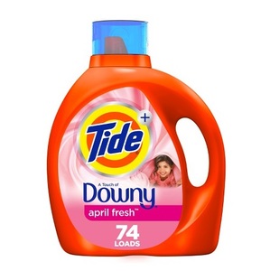 Tide Plus Downy April Fresh, detergente líquido para ropa, 59 cargas Brassees, (2.72L) 92 FL.OZ LIQUID - Product Image 2