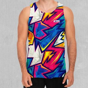 Service OEM, logo personnalisé, vêtements d'été, débardeurs respirants, débardeur sans manches pour homme, sublimation - Product Image 3