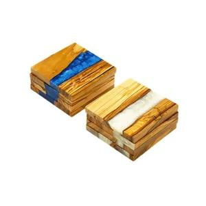 100% Best Quality Wooden & Resin coaster for Home at Reasonable Price Hot Sale <b>square</b> Tea Cup coaster for Tableware - Product Image 5