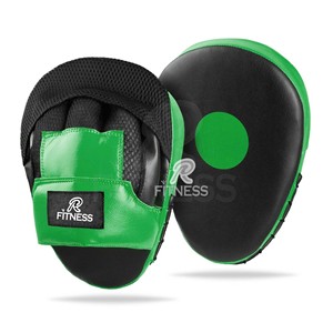 Shock Absorbing Focus Pads for Muay Thai and Kickboxing PU Leather Boxing Mitts with Thick <b>Foam</b> <b>Padding</b> for long sessions. - Product Image 3