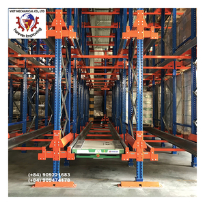 Vietnam's UPRIGHT DEXION Mechanical Radio Shuttle Vehicle Rack Corrosion Protection Green Steel Construction Automatic Pallet - Product Image 2
