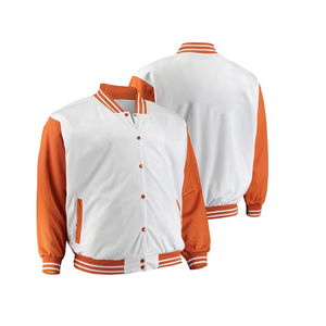 Vestes Letterman pour hommes de haute qualité avec logo avant à col montant-Nouveau modèle - Product Image 4