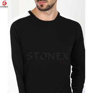 Custom High Quality Men's Crewneck Sweatshirt Fleece and Cotton <b>Blend</b> Pullover for Winter Digital Printing - Product Image 3