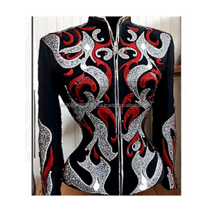 Chaquetas de manga larga de moda para mujer Múltiples colores y diseños atractivos Chaquetas de competición ecuestres al por mayor - Product Image 5