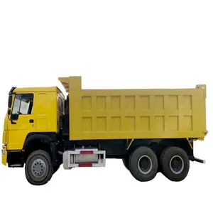 Truk sampah dump truck sinottruck Howo 375hp 10 roda bekas dengan Port transport