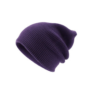 Gorros cómodos para hombre, gorros de invierno con logotipo personalizado, diseño Jacquard de Color, gorros de algodón 100% para adultos - Product Image 3