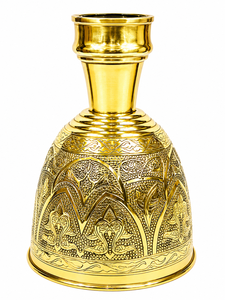 Enfriador de Cachimba de Latón Martillado a Mano de Lujo, Exclusivo Objetivo de Colección de Arte Egipcio para Cachimba - Product Image 4