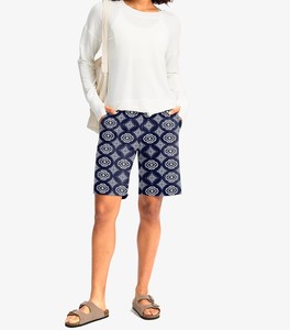 100% Cotton Quick Dry Board <b>Shorts</b> for <b>Ladies</b> Vintage Style Mid Waist Beach <b>Shorts</b> with Pockets Digital Printed <b>Swim</b> Trunk - Product Image 6