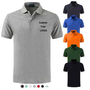 เสื้อโปโลผู้ชายผ้าฝ้ายพรีเมียมระบายอากาศดี รับผลิตตามแบบ OEM พร้อมสกรีนโลโก้ - Product Image 1