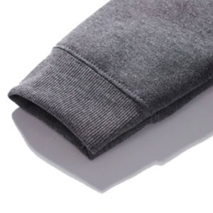 Sudadera con Capucha Bordada para Hombre, 100% Algodón Orgánico, para Invierno |   Ropa Urbana Ecológica de Felpa Francesa Extra Grande con Lavado Enzimático |   OEM ODM - Product Image 2