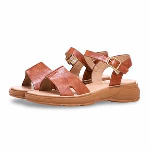 Sandale à talon moutarde décontractée CL7163 - Product Image 3