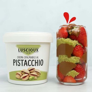 Crema de pistacho de calidad superior 1 Kg Cubo 45 por ciento de nuez a granel para repostería Venta al por menor y exportación OEM - Product Image 4