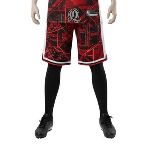 Tùy Chỉnh Màu Đỏ Đồ Họa Bóng Rổ Đồng Phục Thiết Lập Phù Hợp Mặc Thăng hoa Lưới <span class=keywords><strong>Polyester</strong></span> Thể Thao Cho Nam Giới Và Thanh Niên - Product Image 6