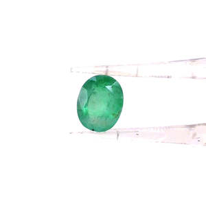 Esmeralda Zambiana Natural, Corte Esmeralda, 3.48 Quilates, Gema Suelta Facetada, Ovalada, Verde, Varias Formas (Cojín, Pera, Fantasía), Tratada Termicamente, Certificada GRS - Product Image 2