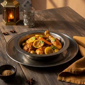 Juego de Tazones de Sopa de Cerámica Vintage Cromados Pulidos con Asas, Incluye Platillo, para Fiestas, para Mezclar Sopa, Empacados en Cajas - Product Image 2