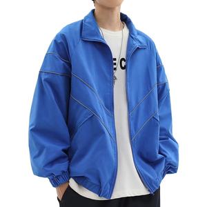 Custom Y2K Fashion Winter Loose Casual Oversized Zipper Oversized <b>Vintage</b> Streetwear Hip Hop Windbreaker <b>Bomber</b> <b>Jacket</b> for Men - Product Image 3