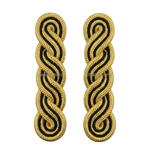 ขายส่งอุปกรณ์เสริมเครื่องแบบป้องกันตัวส่วนบุคคล แผ่นปักไหล่และอีพาอัลเล็ตแบบกำหนดเอง วัสดุไมลาร์เมทัลลิก - Product Image 5