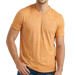 T-shirt à col rond à épaules tombantes personnalisé de 210 grammes, t-shirts pour hommes de haute qualité au meilleur prix - Product Image 1