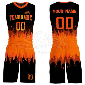 100% Material de poliéster de alta calidad mejor diseño personalizado ropa deportiva al aire libre uniforme de baloncesto - Product Image 1