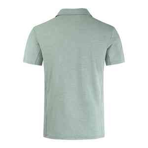 Chemise en tricot uni pour homme, coupe ajustée, tissu respirant, design moderne et sportif, option de logo personnalisé - Product Image 6