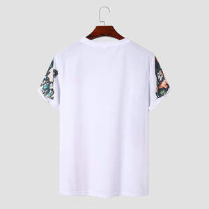 T-shirts blancs vierges surdimensionnés personnalisés en coton 100% de haute qualité, imprimés par transfert thermique, durables et respirants - Product Image 2