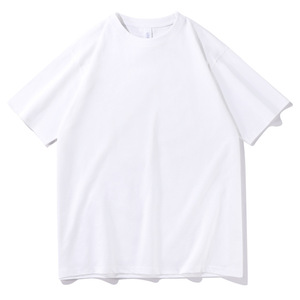 Camisetas personalizadas Your Own Brand 230gsm 100% Camiseta de algodón Camiseta de gran tamaño en blanco unisex para hombres - Product Image 3