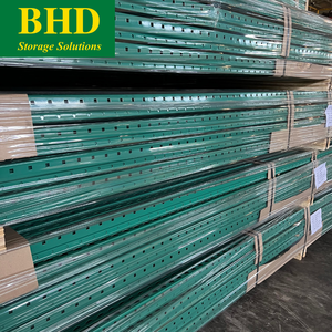 Good Price US Standard Heavy Duty Teardrop Pallet <b>Racking</b> <b>System</b> CE Certified 2000-2500lbs Zinc Surface <b>Racking</b> Shelves - Product Image 5
