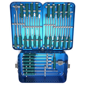 PLIF PEEK Manual <b>Power</b> Source Titanium Lumbar <b>Cage</b> Set Titanium <b>Cage</b> Spinal Kit CE Approved Narham Enterprises - Product Image 3