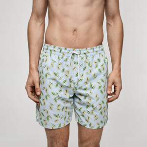 Offre Spéciale hommes personnalisé 100% Polyester Shorts de plage séchage rapide imperméable respirant mi-taille conseil Shorts solide avant décontracté - Product Image 1