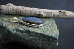 Bleu Flash Labradorite 925 Pendentif En Argent Designer Boho Bijoux Indiens avec Lunette Réglage Flash Charme Pendentifs pour Enfants - Product Image 6