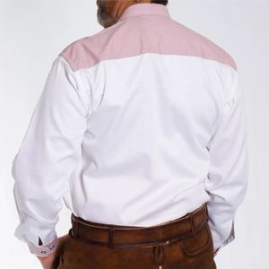 Camisas ajustadas con botones para hombre Camisas personalizadas de algodón y lino para atuendo informal, de oficina y de negocios - Product Image 5