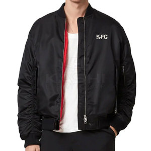 Chaqueta Bomber de Invierno para Hombre, Cómoda, con Cuello Alto, Ecológica, Transpirable, Duradera, de Nailon/Poliéster, para Uso Diario - Product Image 3