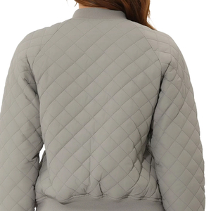 Chaqueta Bomber de Lona Tejida de Alta Calidad para Mujer, con Forro de Algodón, Logotipo Personalizado, Impermeable y Transpirable, Nuevo Estilo - Product Image 6